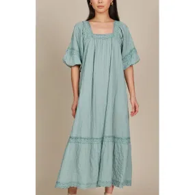 Dress Fleur Maxi - Seafoam