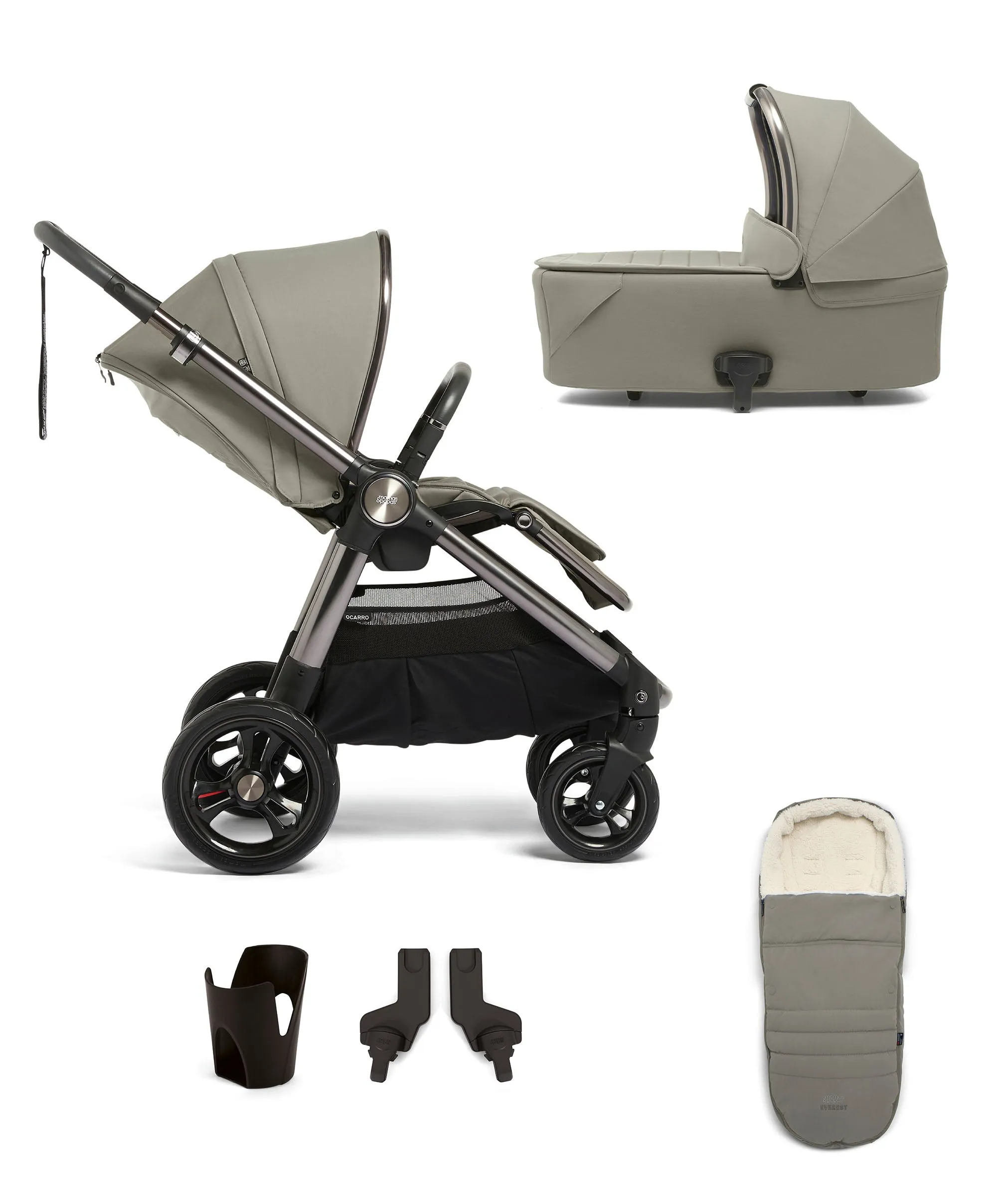 Essential Ocarro Pushchair Bundle – Everest