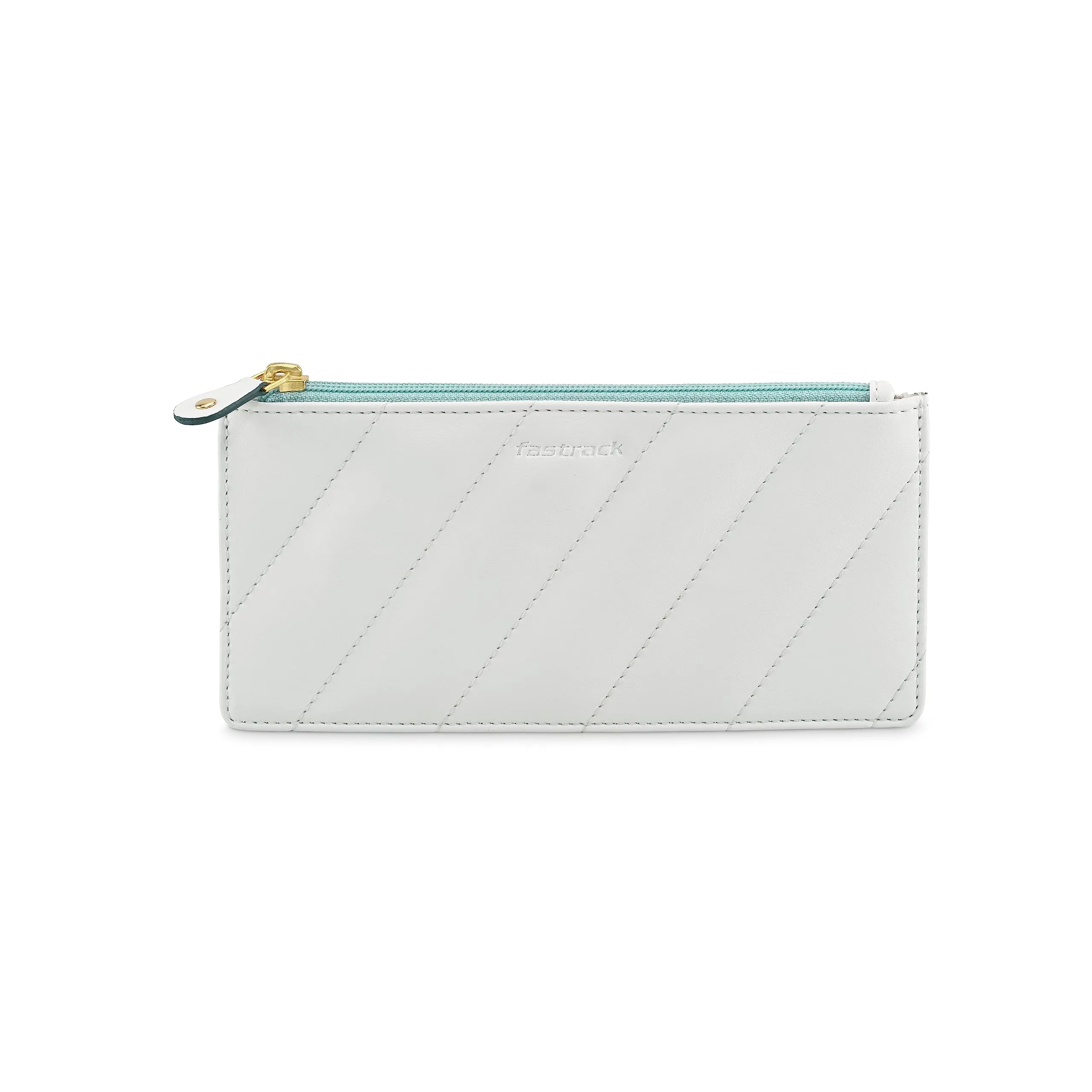 Fastrack Grey Quilted Clutch for Women