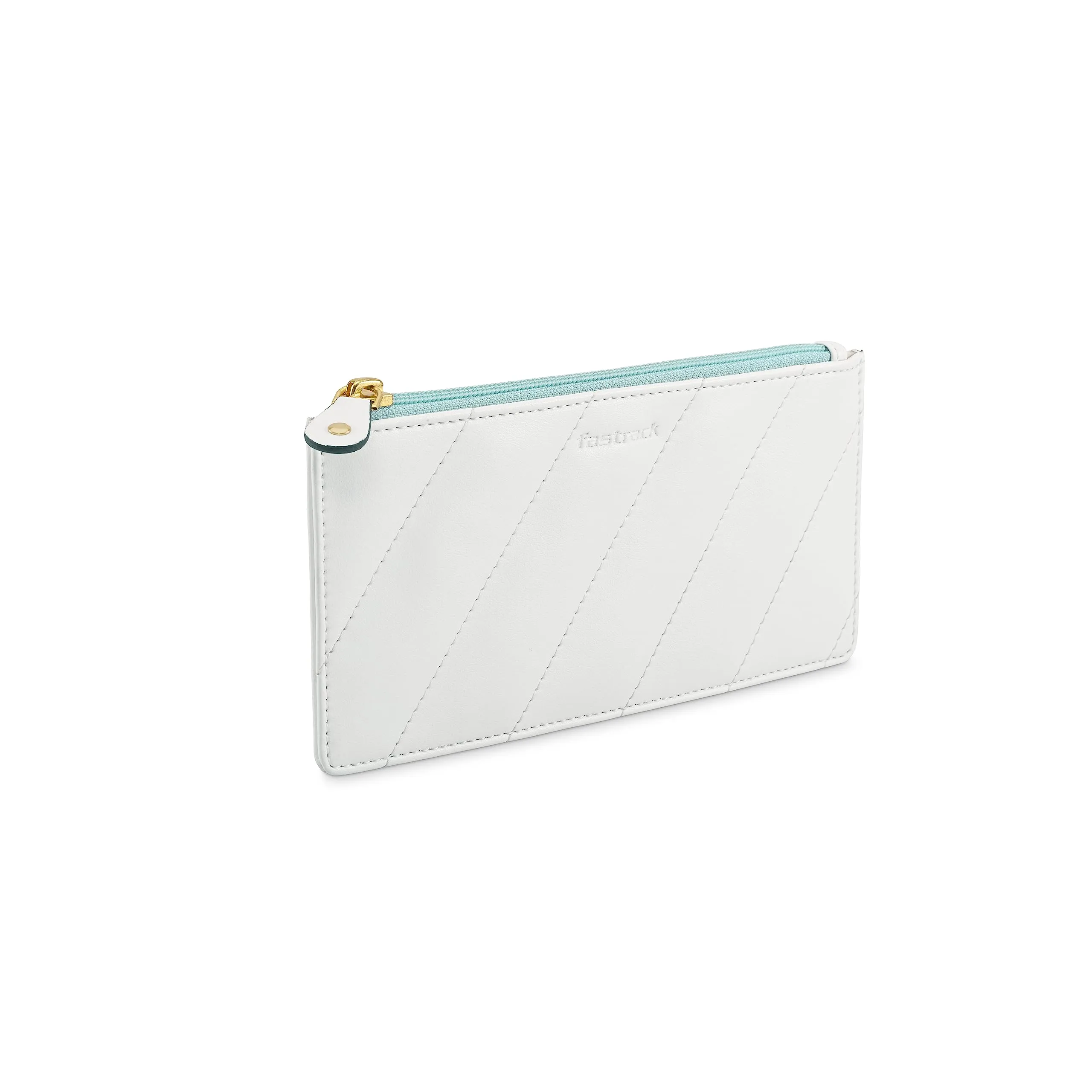 Fastrack Grey Quilted Clutch for Women