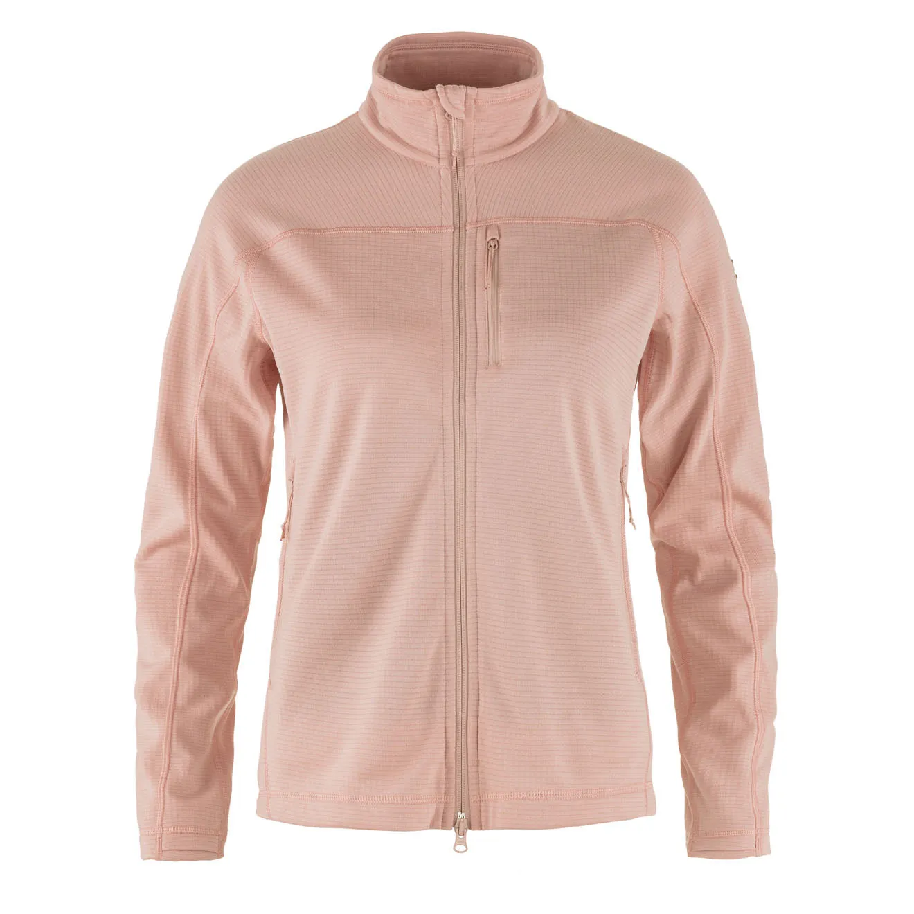 Fjallraven Womens Abisko Lite Fleece Jacket Chalk Rose