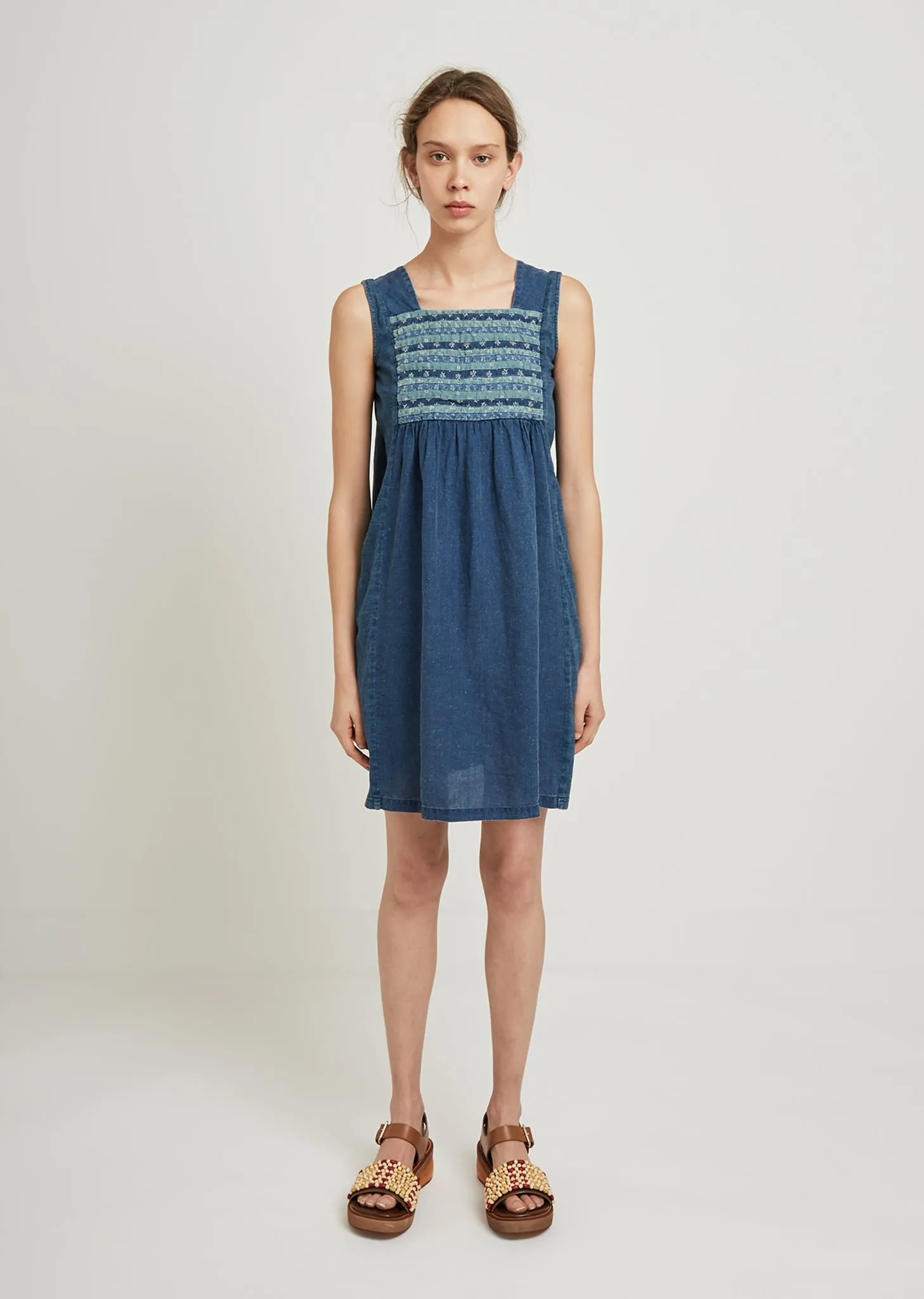 French Cloth Linen Kirifu Dress