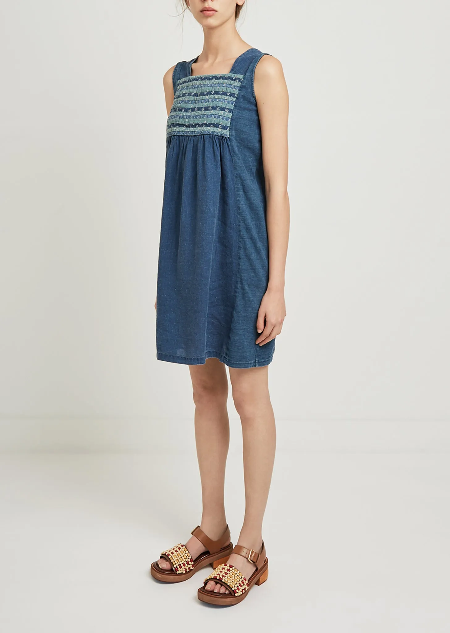 French Cloth Linen Kirifu Dress