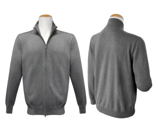 Full Zip Jumper - Grey