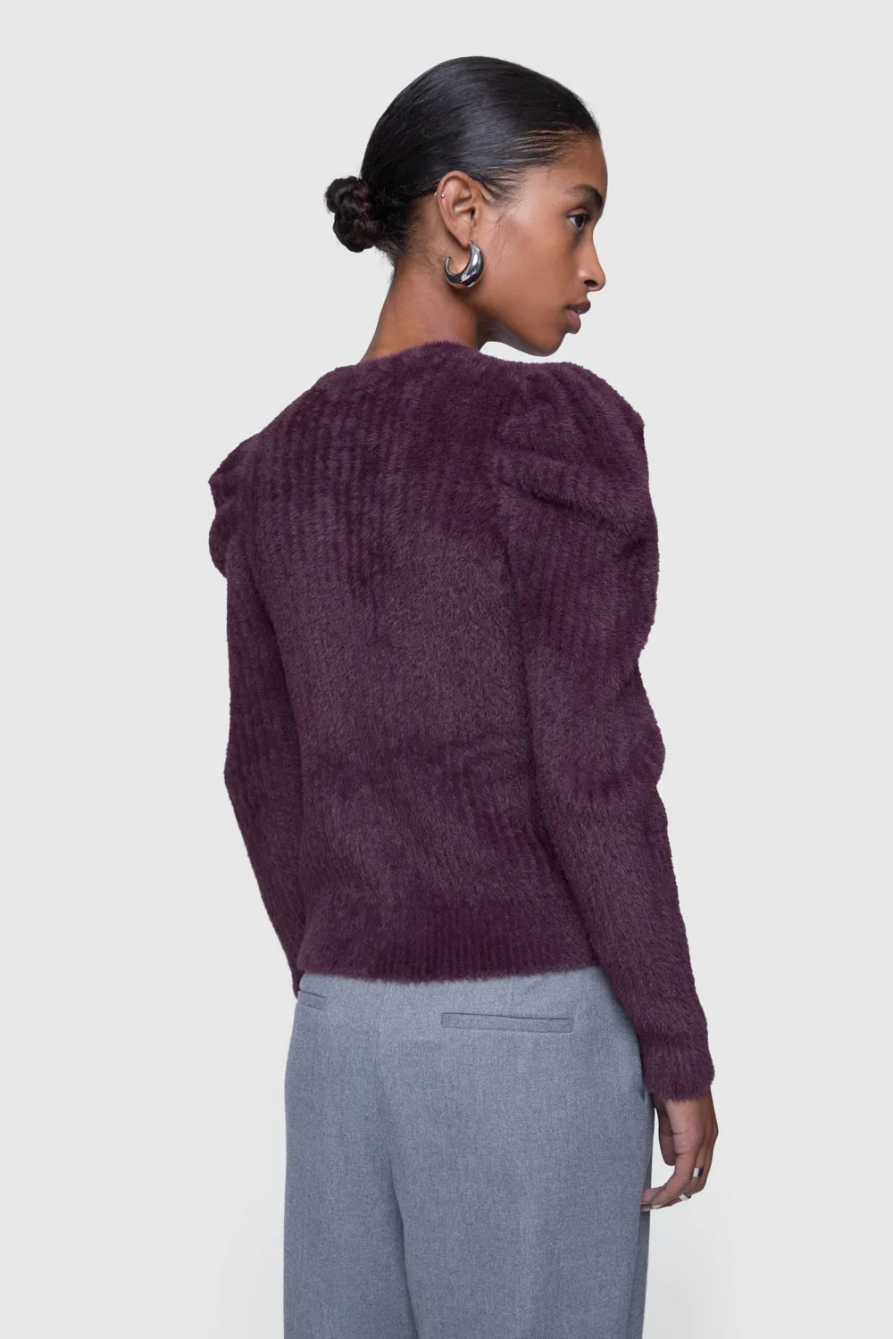 Fuzzy Janine Cardigan