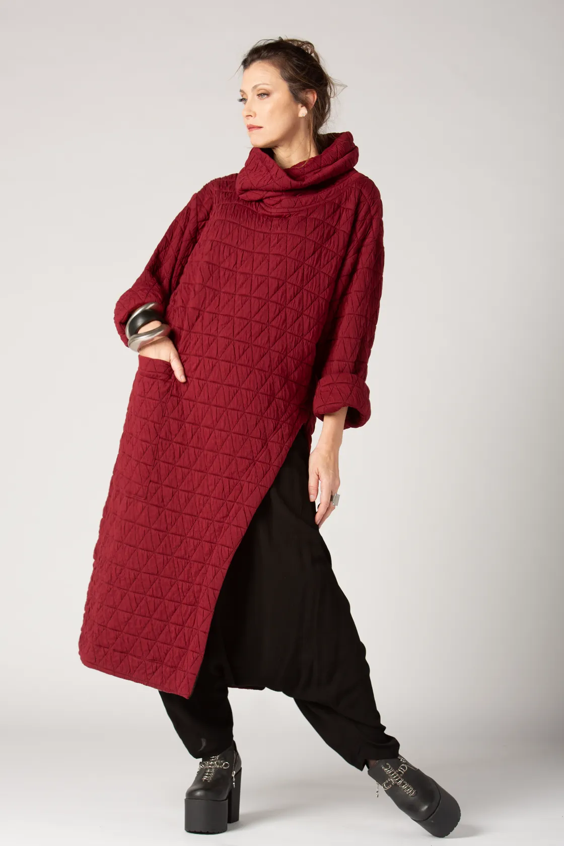 GERSHON Sutetchi Tunic in Bordeaux