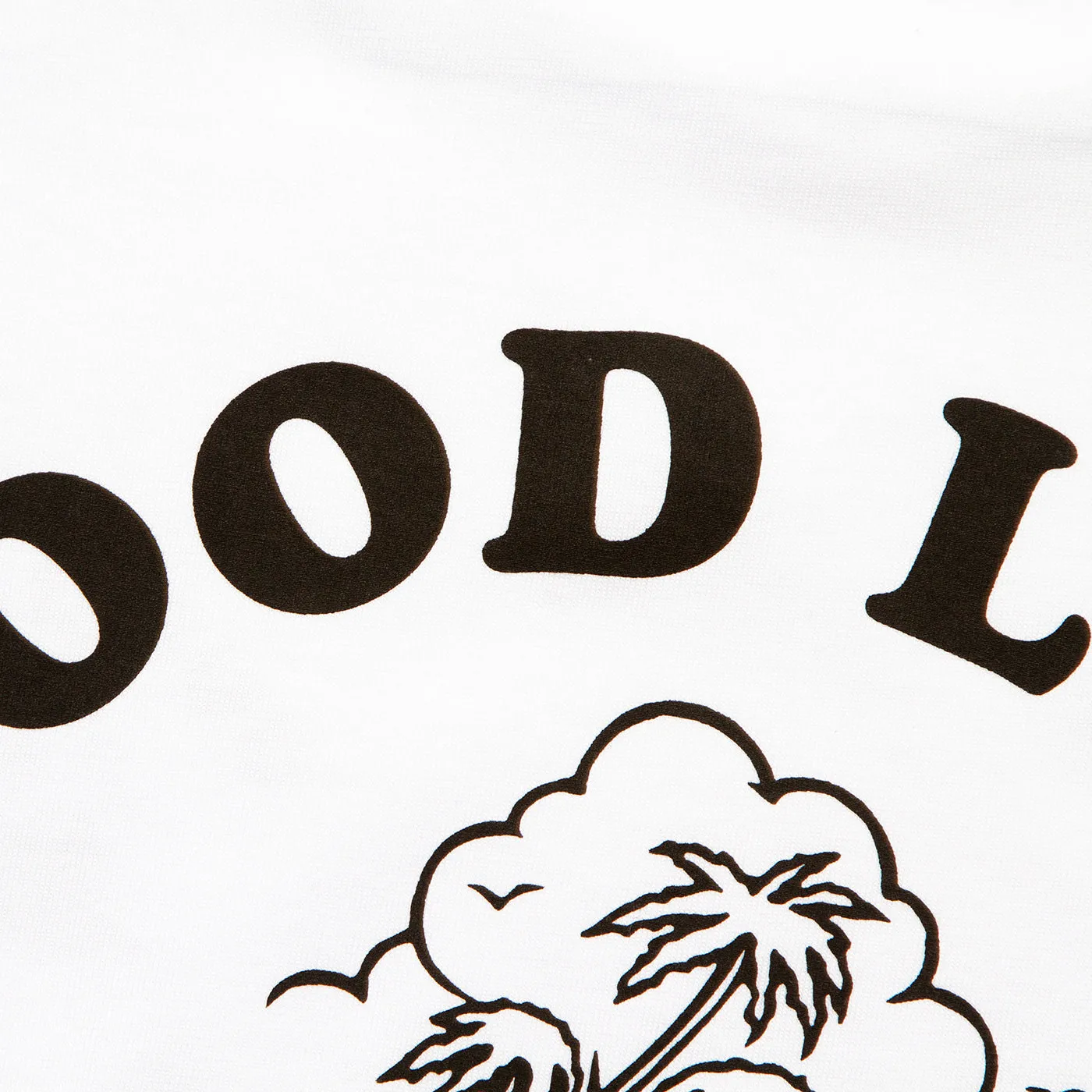 Good Life Black Print - Tshirt - White