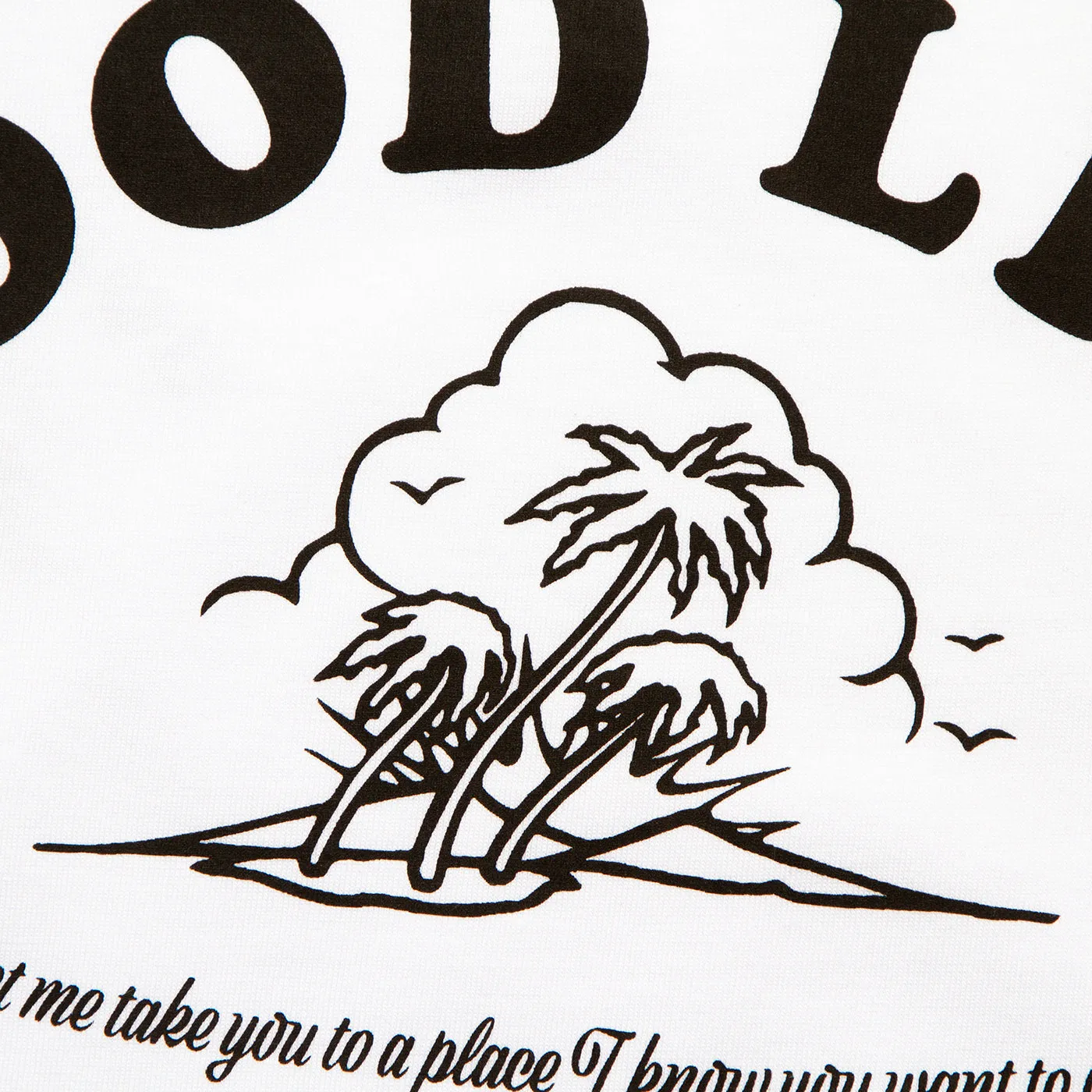 Good Life Black Print - Tshirt - White