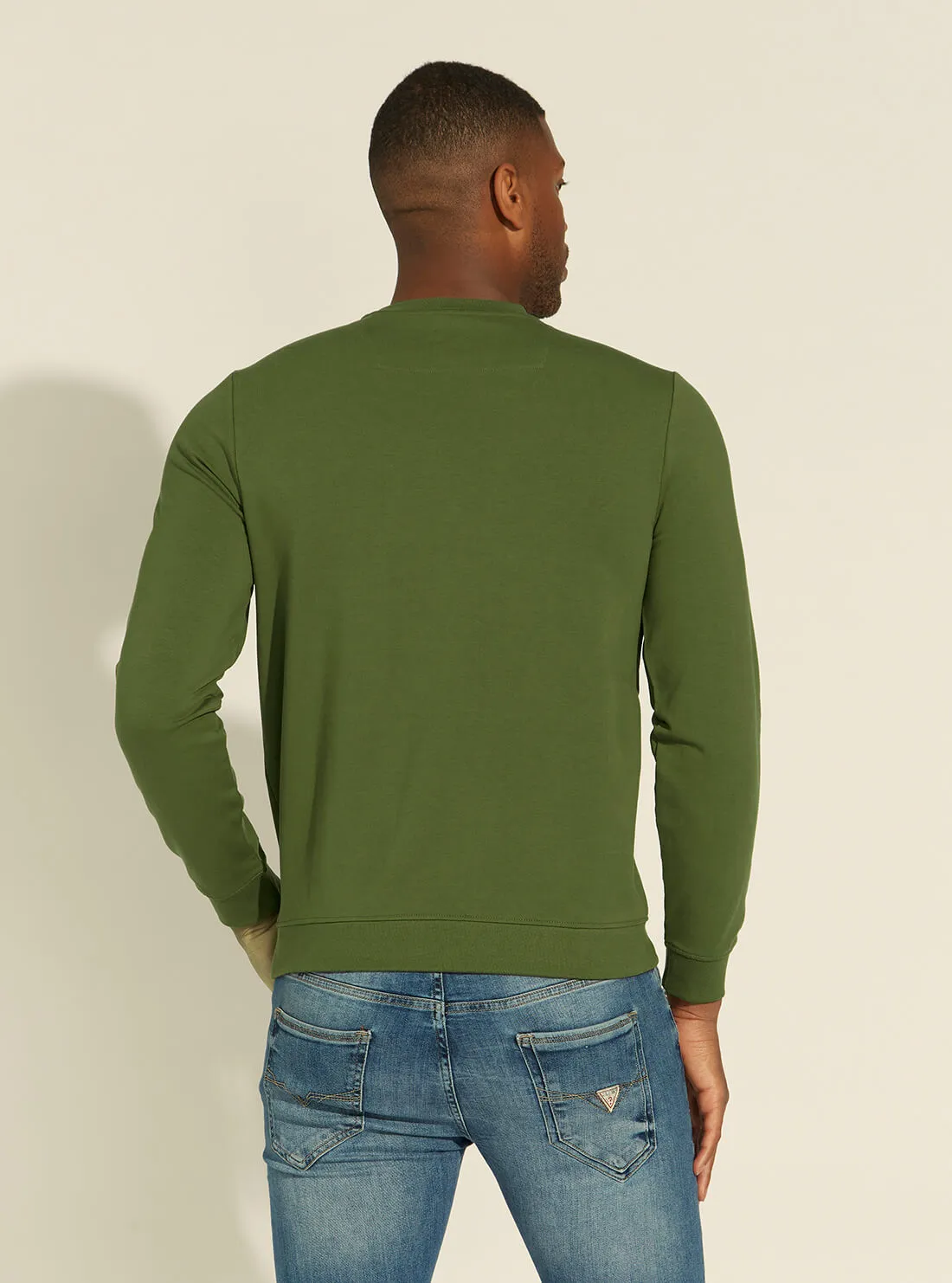 Green Audley Fleece Jumper