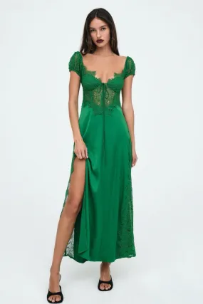 Green Casey Maxi Dress