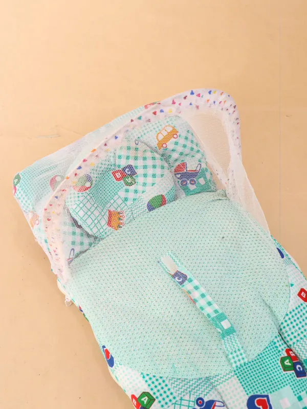 Green Sleeping Bag With Mosquito Net For Newborns N NBSB08