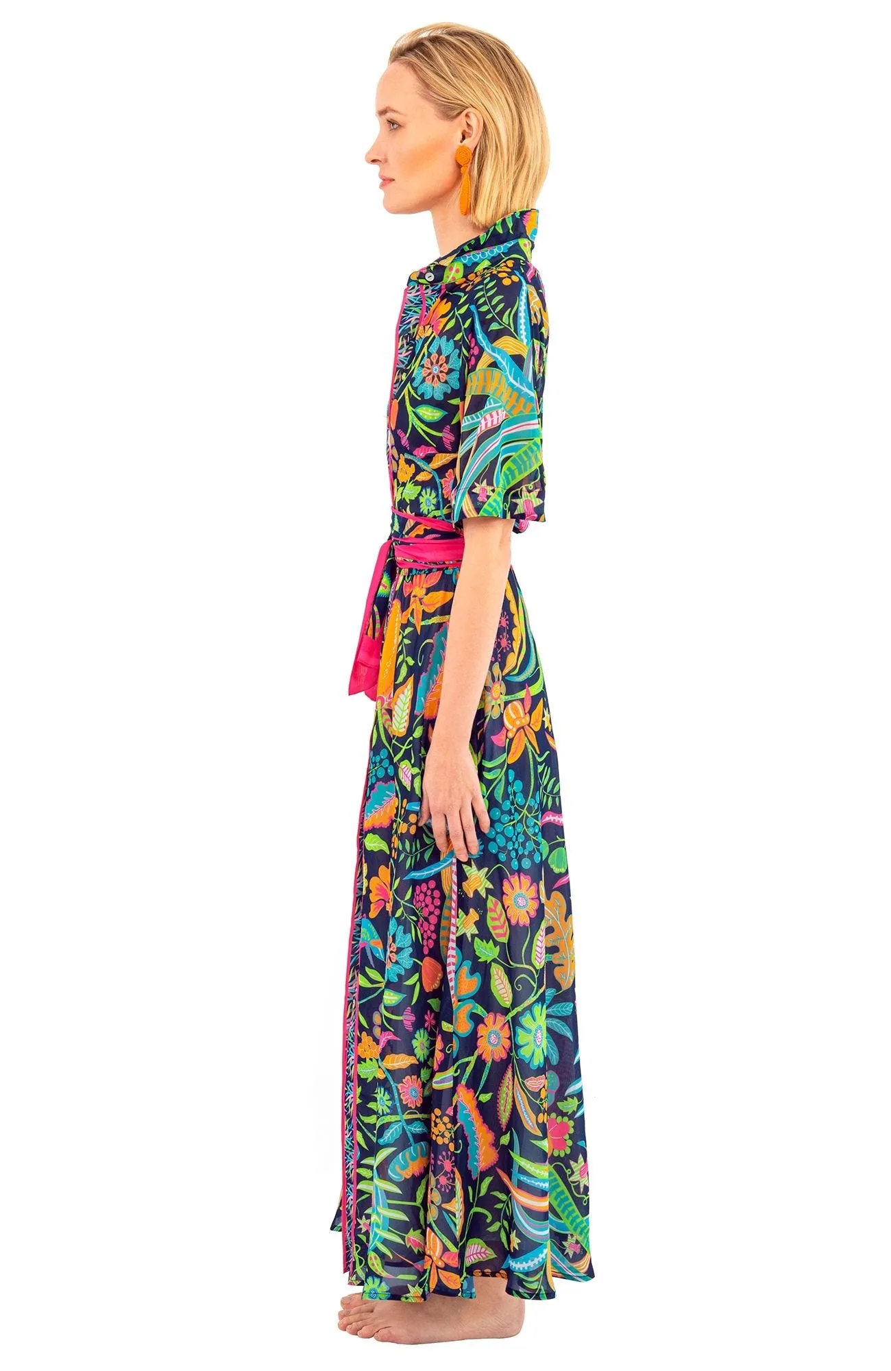 Gretchen Scott | Panache Maxi Dress | Hummingbird Heaven | Women's