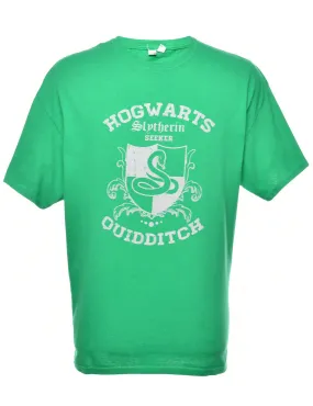 Hogwarts Quidditch Printed T-shirt - XL