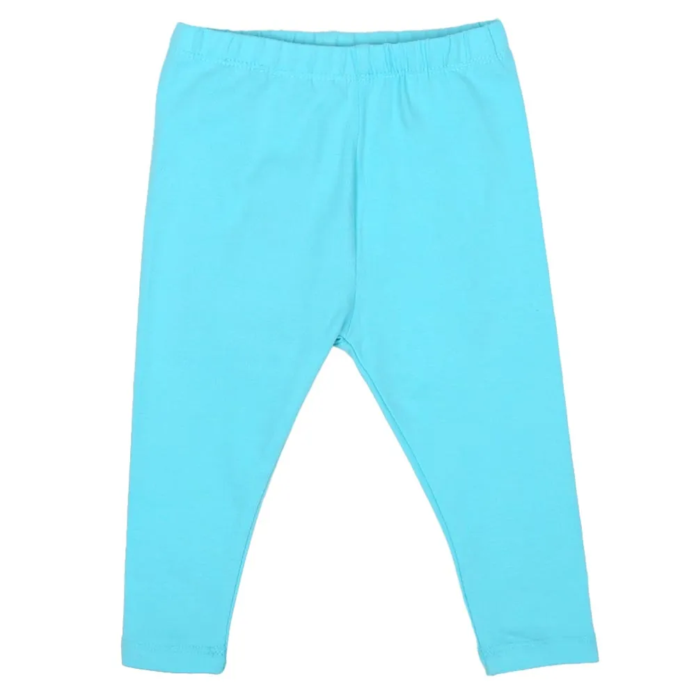 Infant Girls Plain Tights-Light Blue