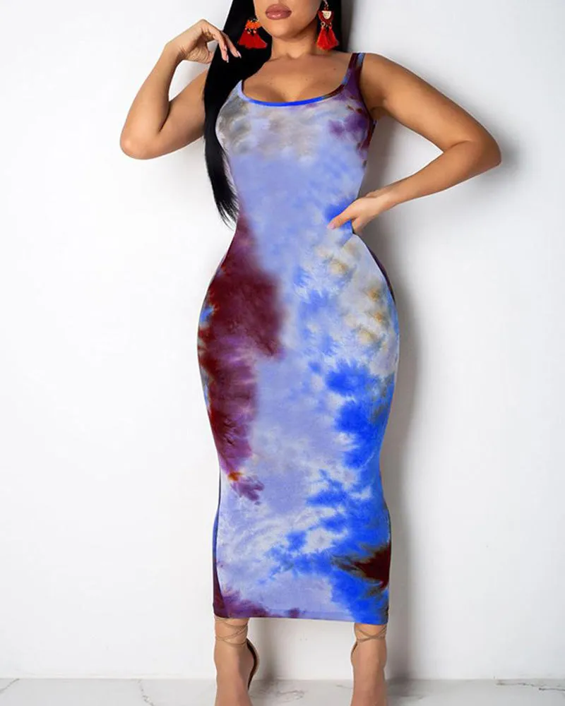 It's Me Tie Dye Beach Bodycon Dress