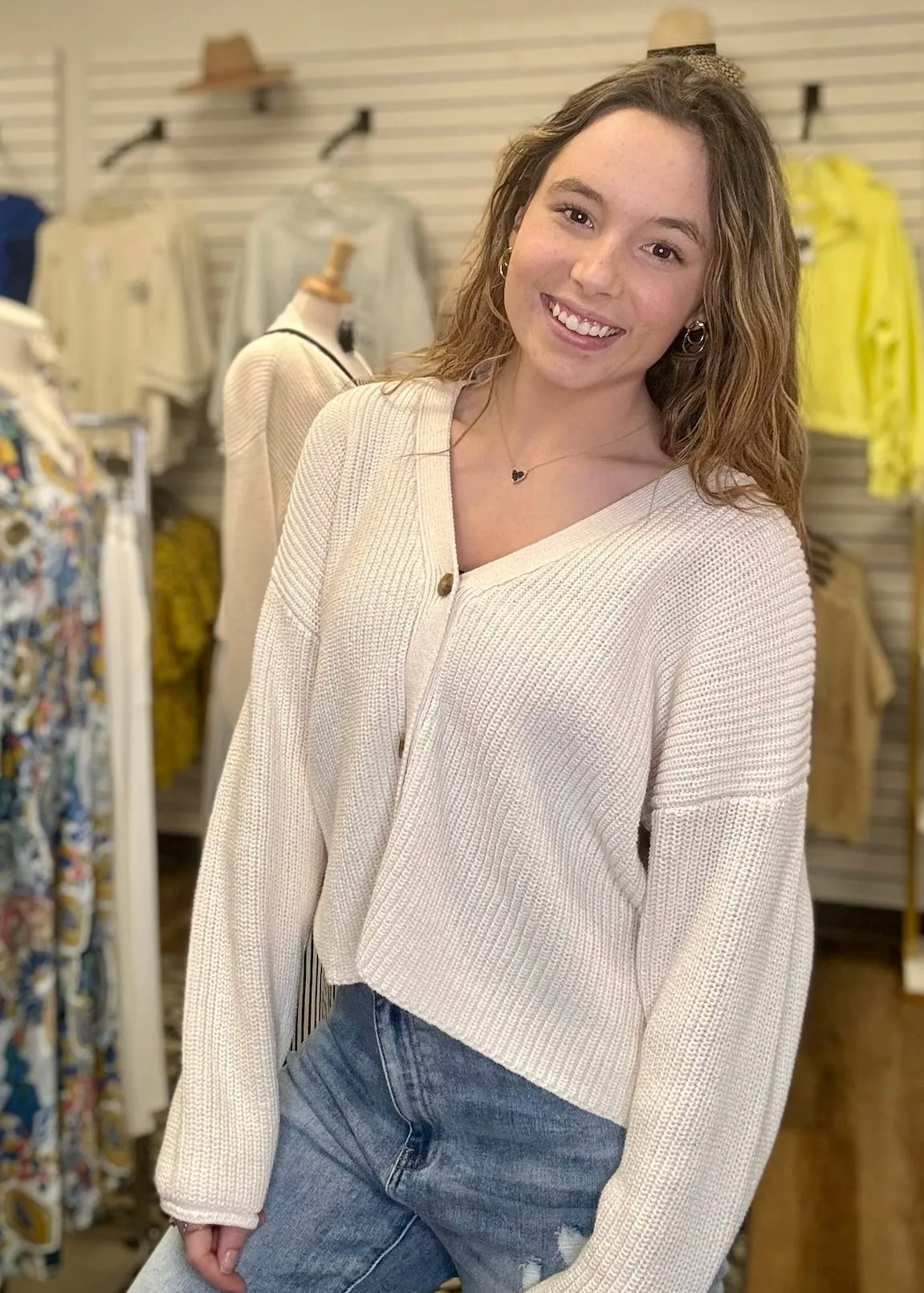 Ivory Cardigan