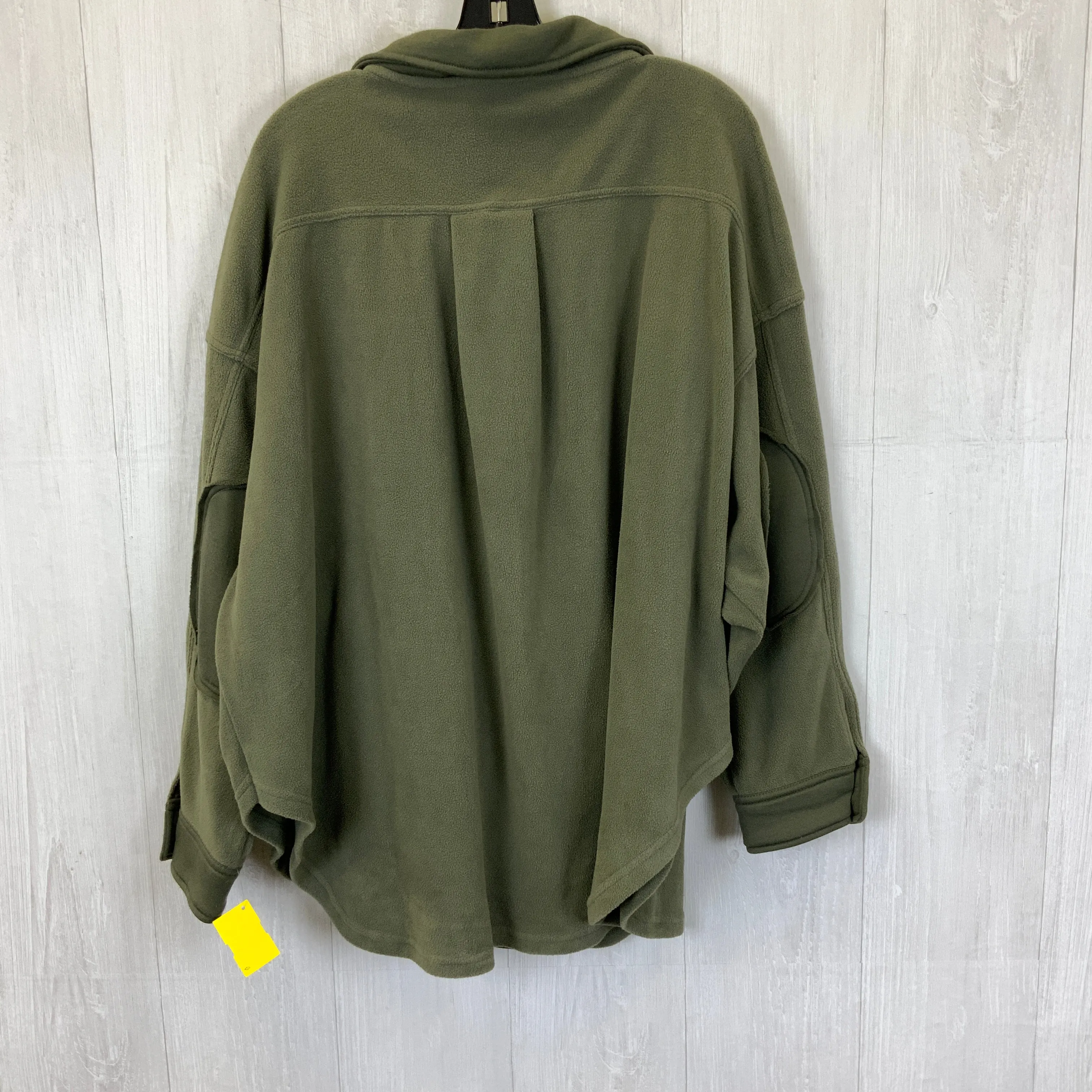 Jacket Fleece By Zenana Outfitters In Green, Size: 3x