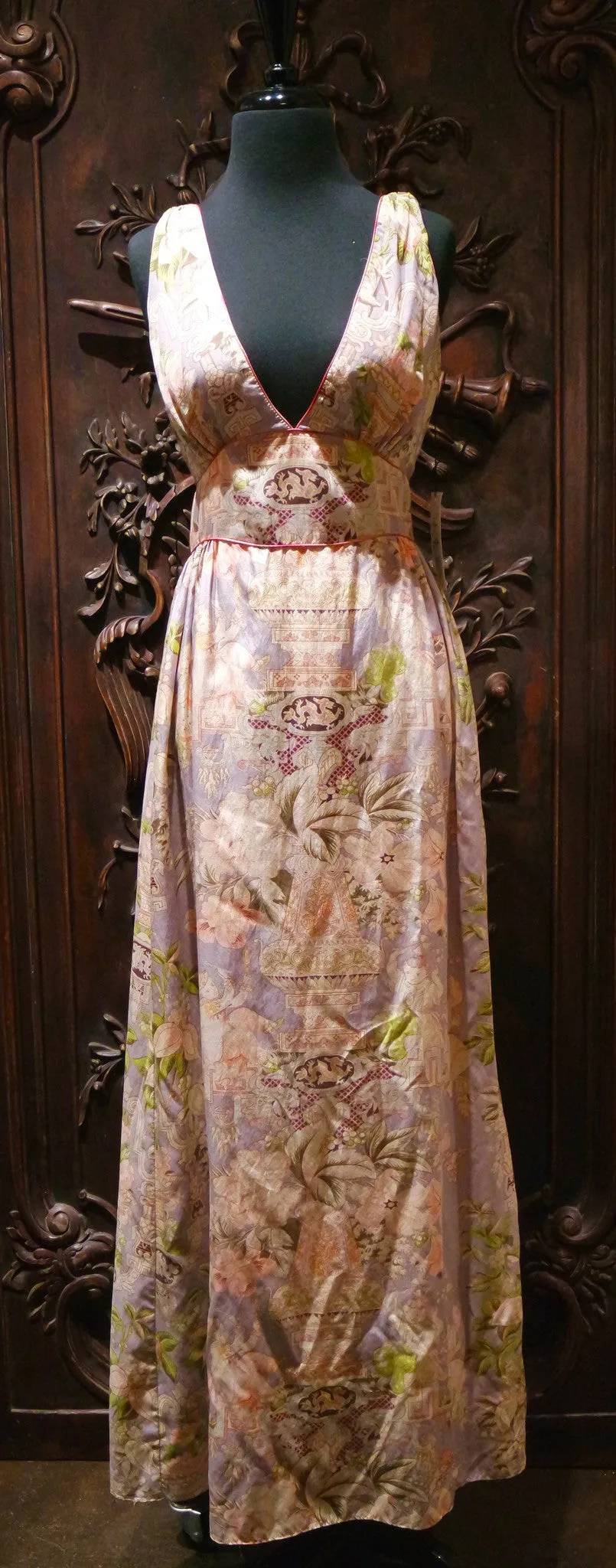 James Coviello Garden Toile Party Dress