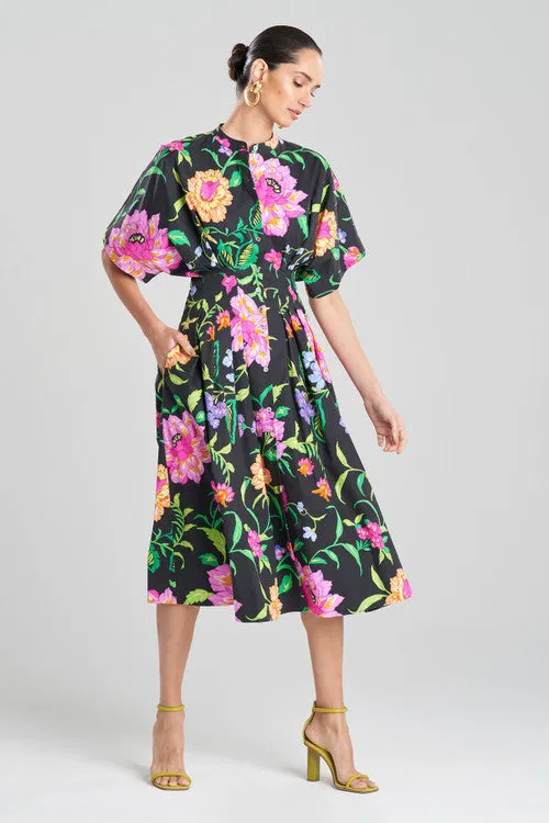 Junko Cotton Poplin Mandarin Dress