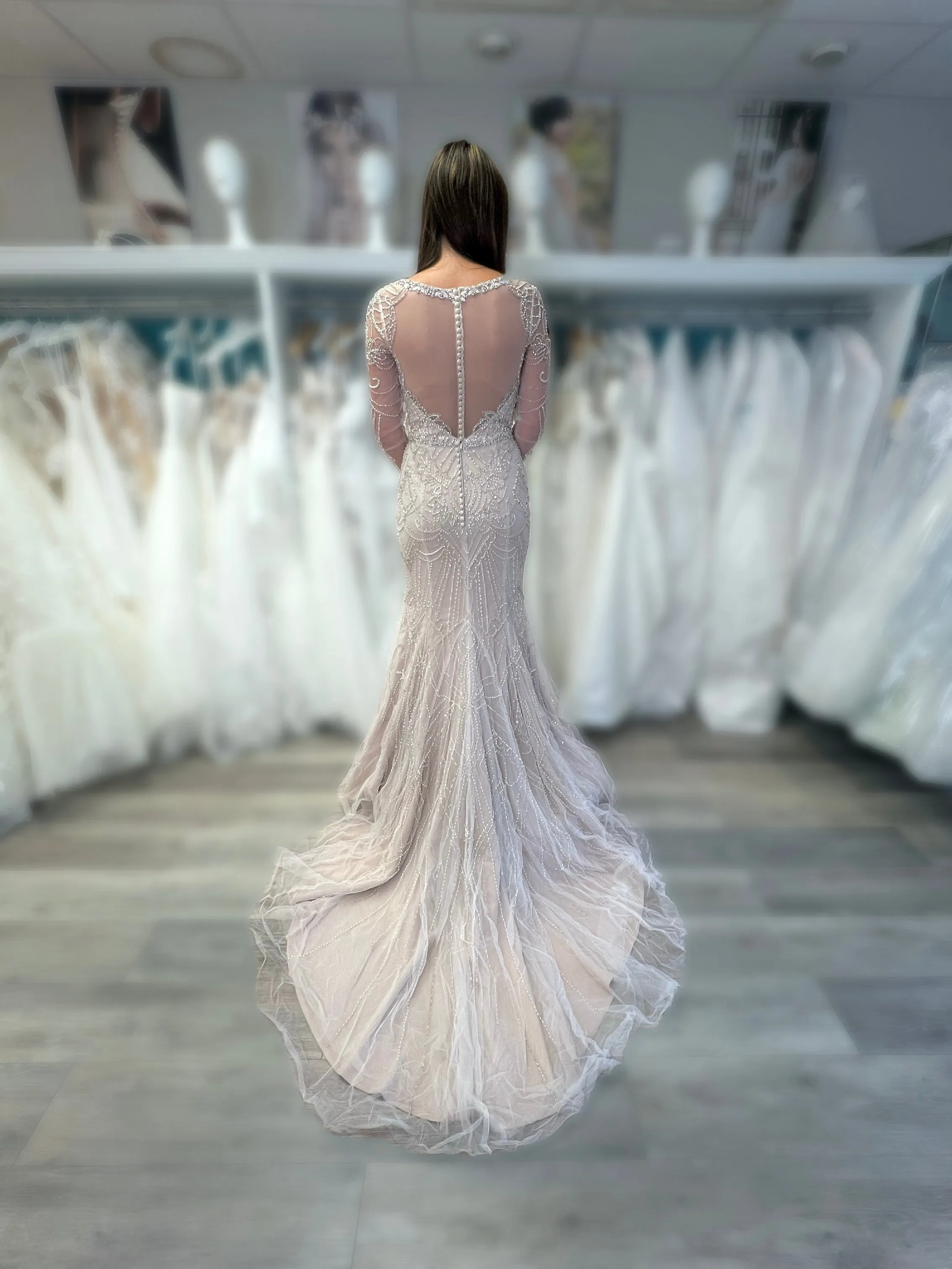 Justin Alexander Signature 9894 Wedding Dress Sample