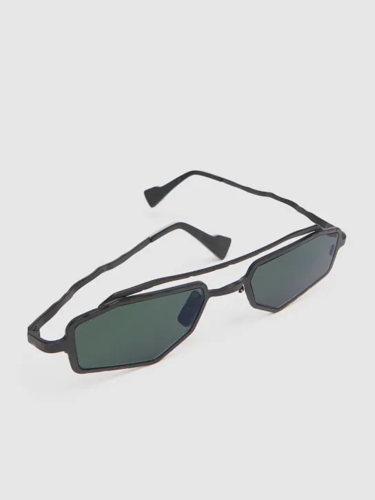 Kuboraum Berlin   Z23 squared metal sunglasses 