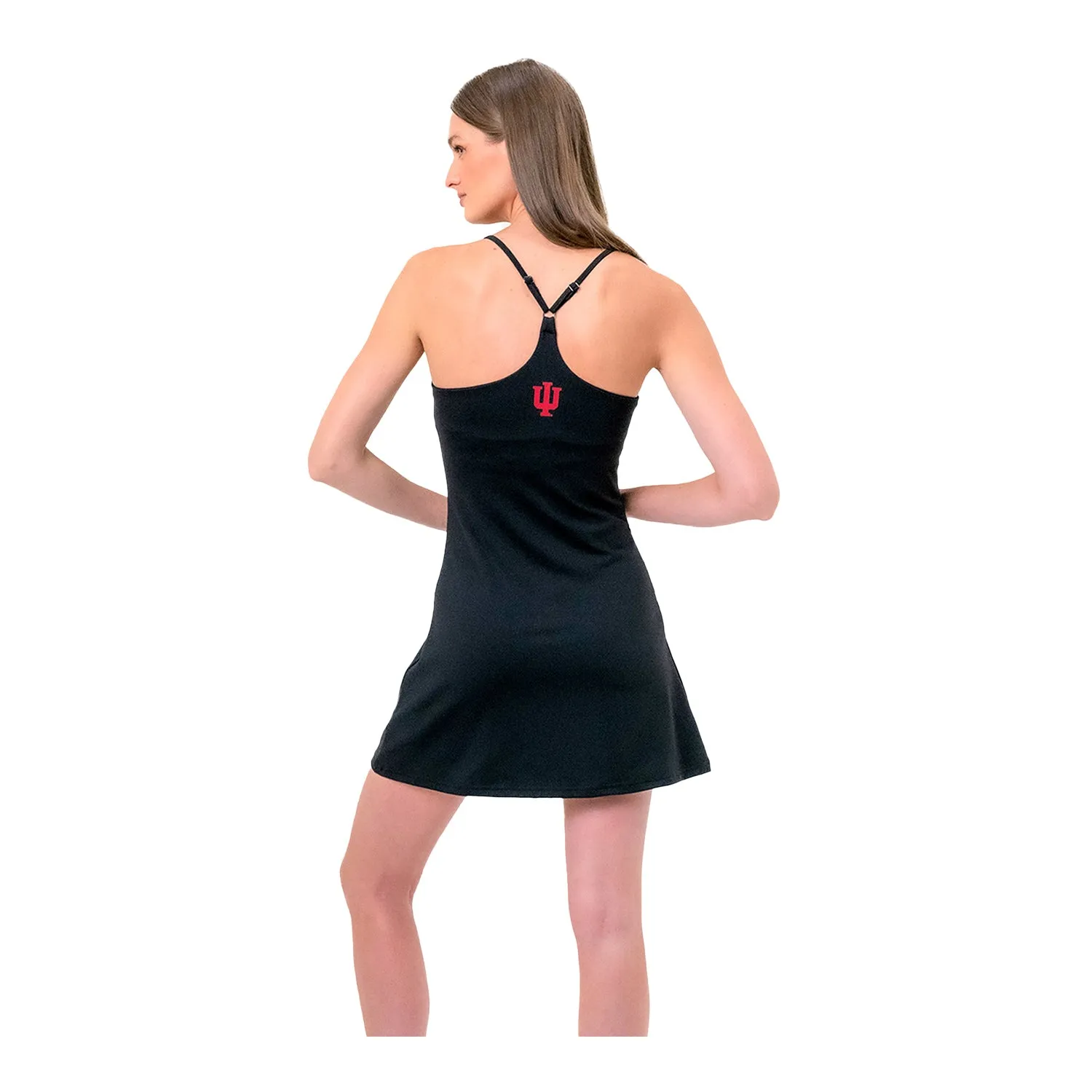 Ladies Indiana Hoosiers Rec Performance Black Dress