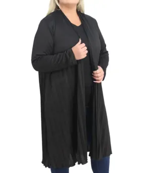 Ladies Plain Pleated Cardigan