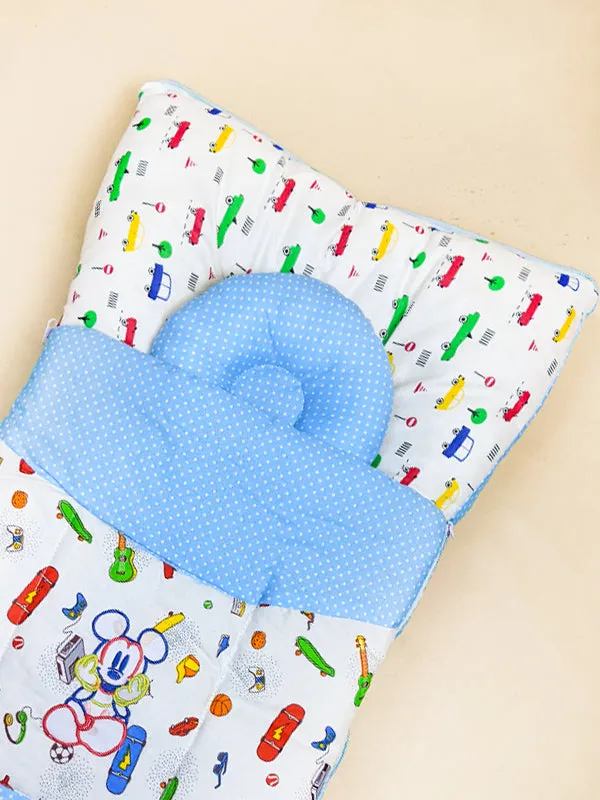 Light Blue Sleeping Bag For Newborns/Baby Carry Nest NBSB13