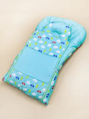 Light Green Sleeping Bag For Newborns/Baby Carry Nest NBSB12