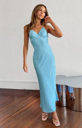 Lissandra Blue Formal Maxi Dress