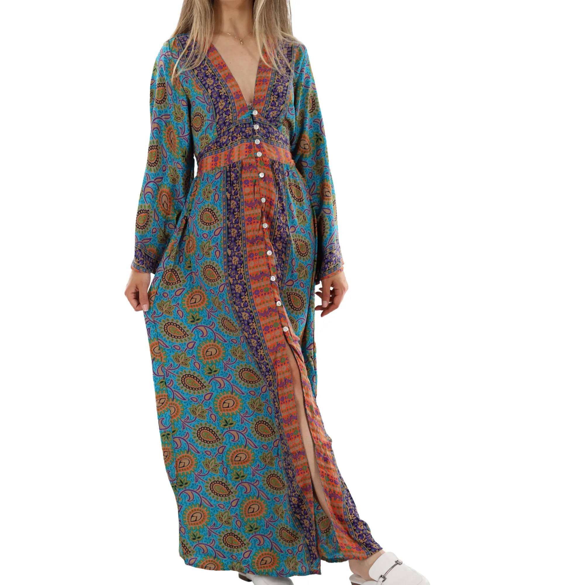 Long Flowy 'Arielle' Floral Maxi Dress