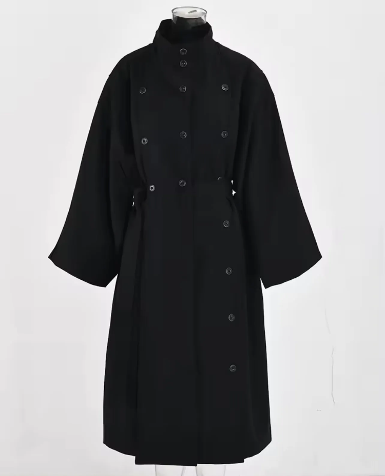 Luxe Button Trench Coat