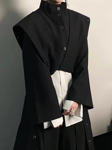 Luxe Button Trench Coat