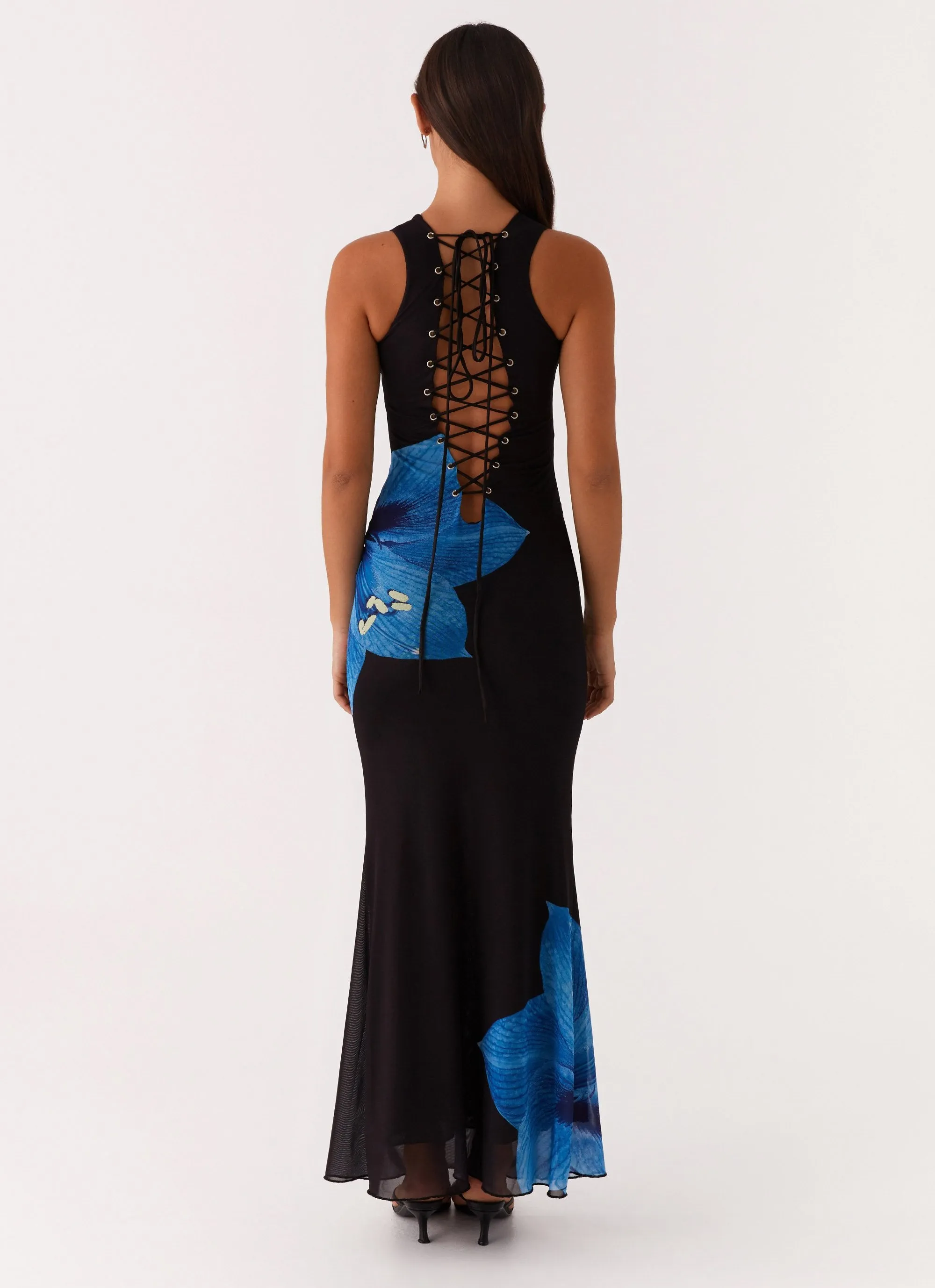 Manhattan Nights Maxi Dress - Black