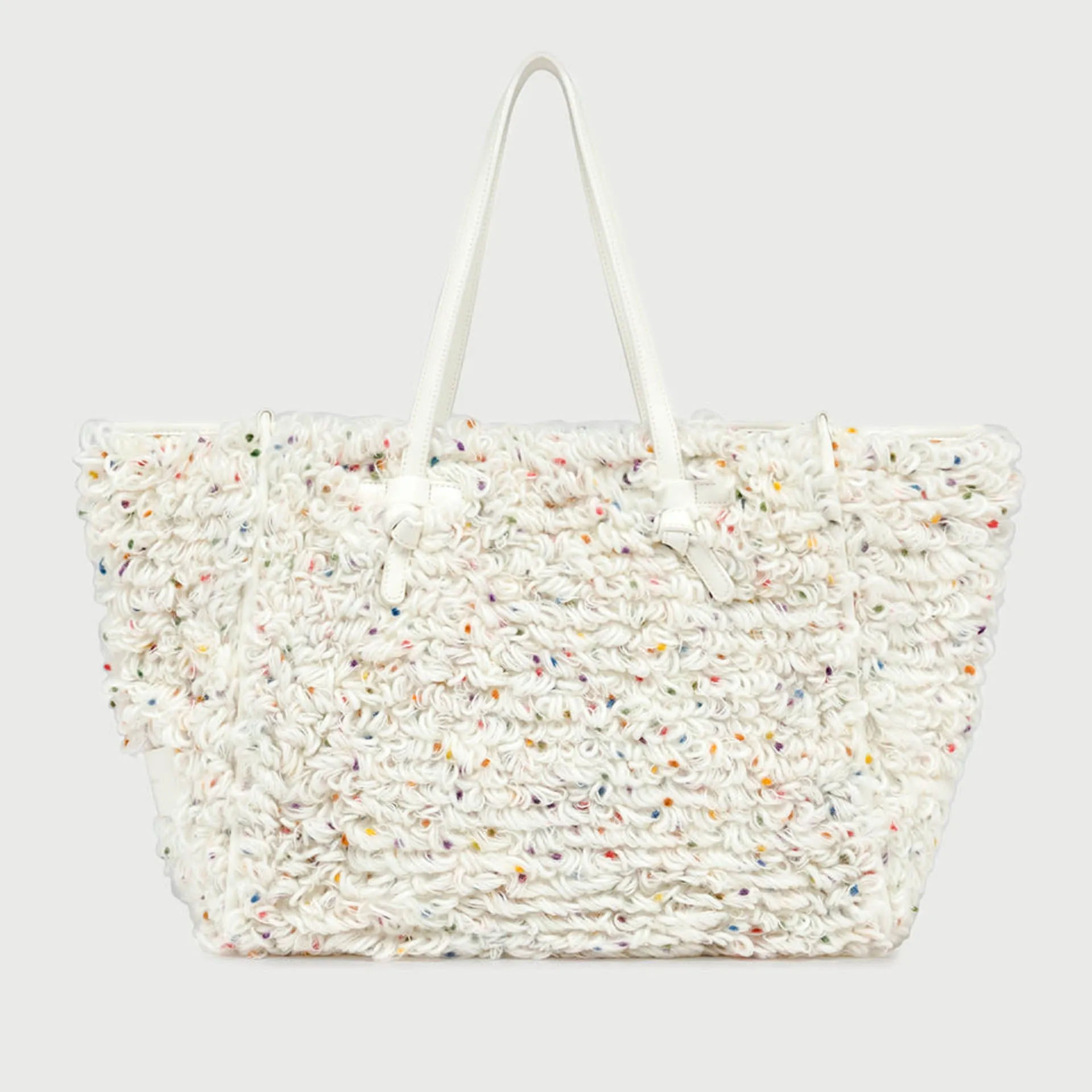 MARCELLA CLUB HANDBAG BS 10680 CRAZY 13671 WHITE