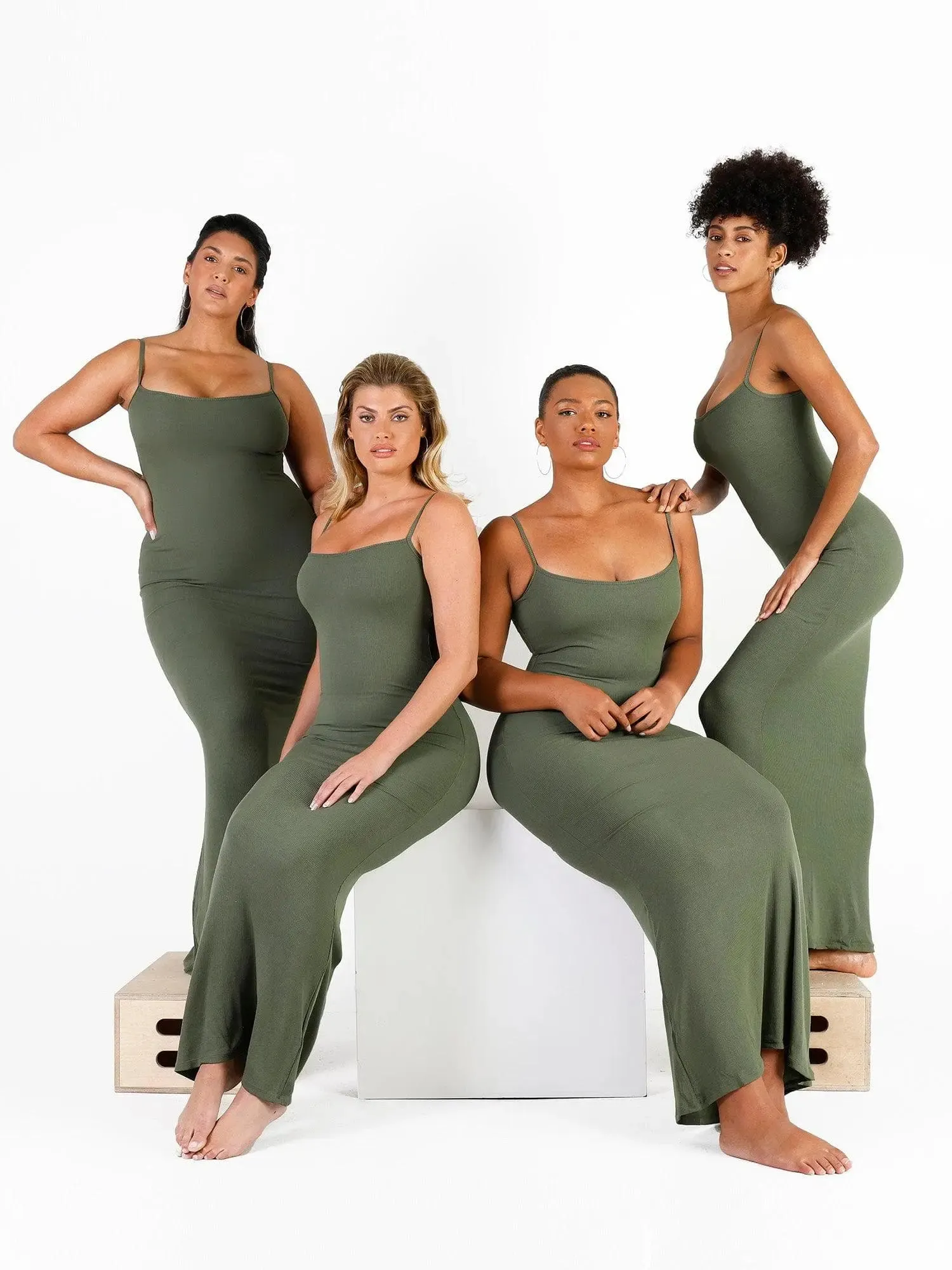 Maxi Built-In Shapewear Lounge Dress