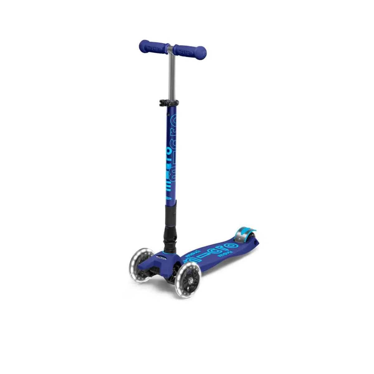 Maxi Micro Deluxe Foldable Three Wheel Scooter with LED Wheels