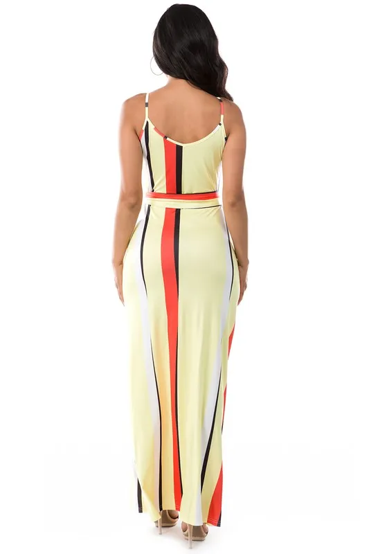 Maxi Moments- Multicolor Maxi Dress