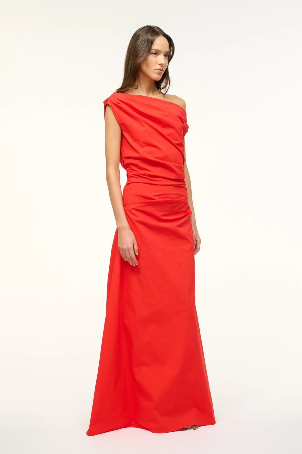 MAXI PHARE DRESS | RED ROSE