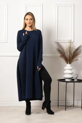 Maxi Tunic Slit Dress