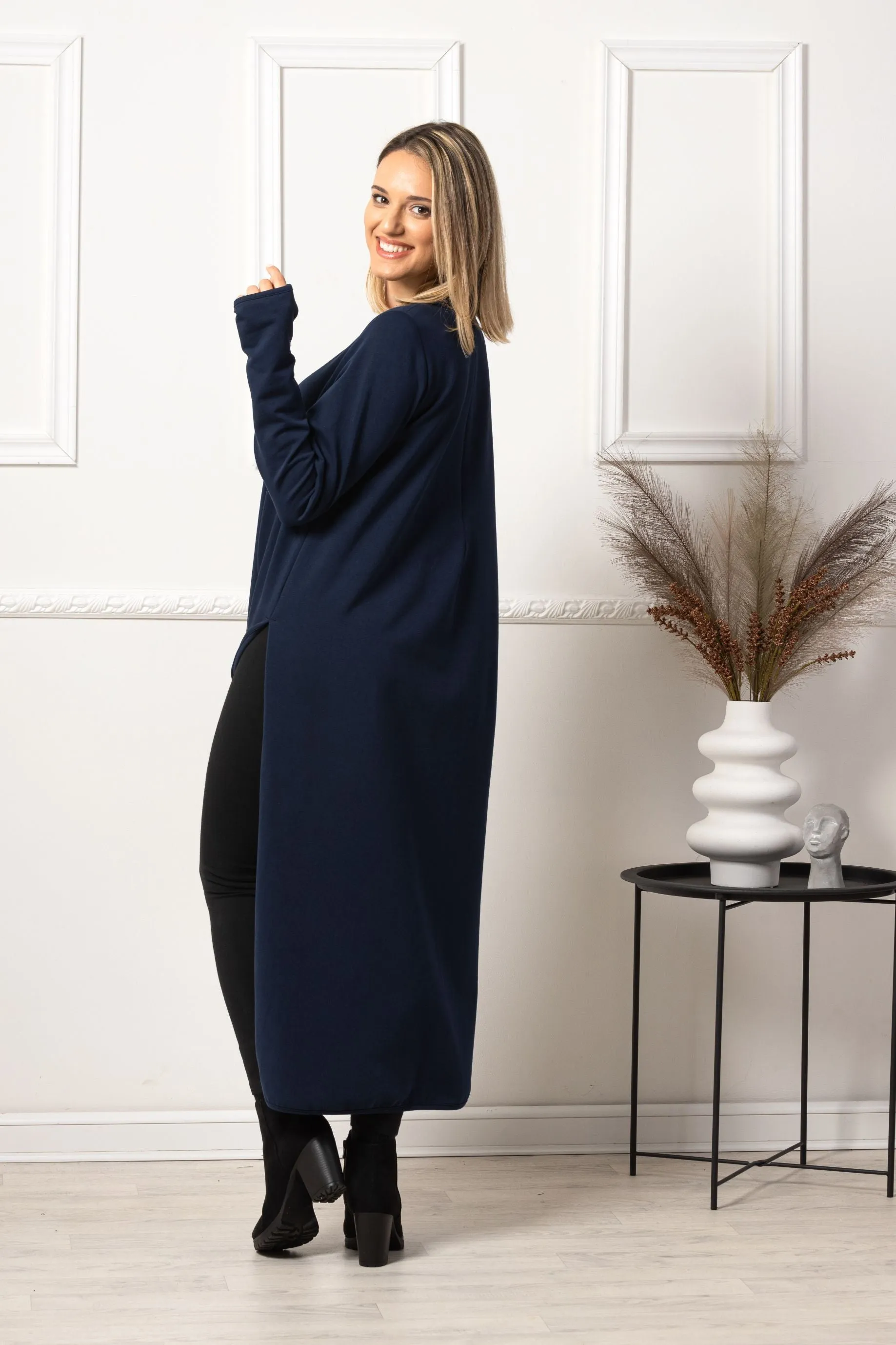 Maxi Tunic Slit Dress