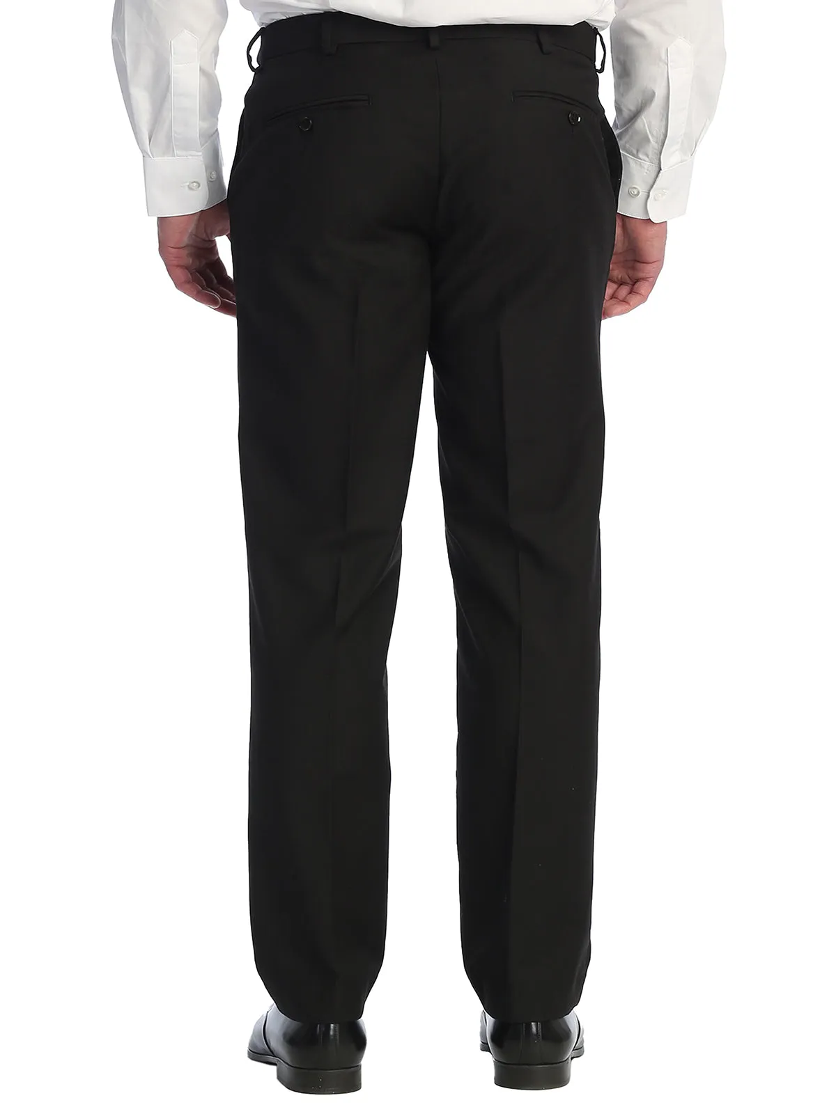 Men's Expandable Waist Dress Pants, Black