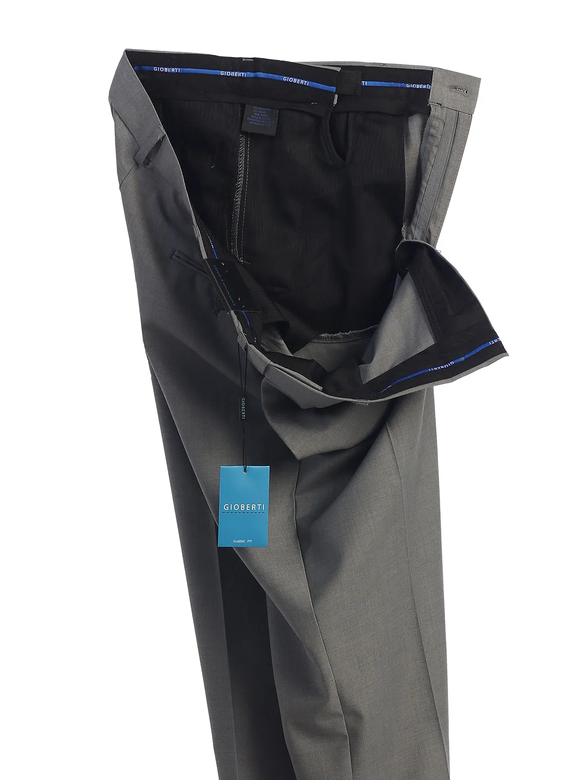 Men's Expandable Waist Dress Pants, Black