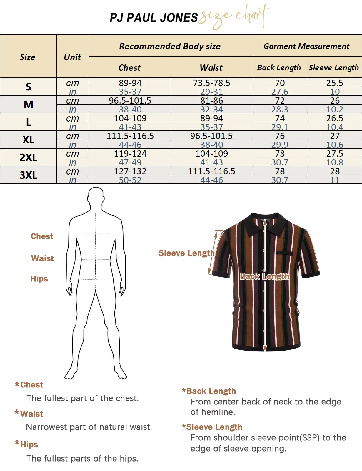 Men’s Short Sleeve Knit Shirt Vintage Stripe Lapel Collar Polo Cardigans Shirts