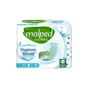 MOLPED MAXI THICK HYGIENE SHIELD LONG 9 PADS