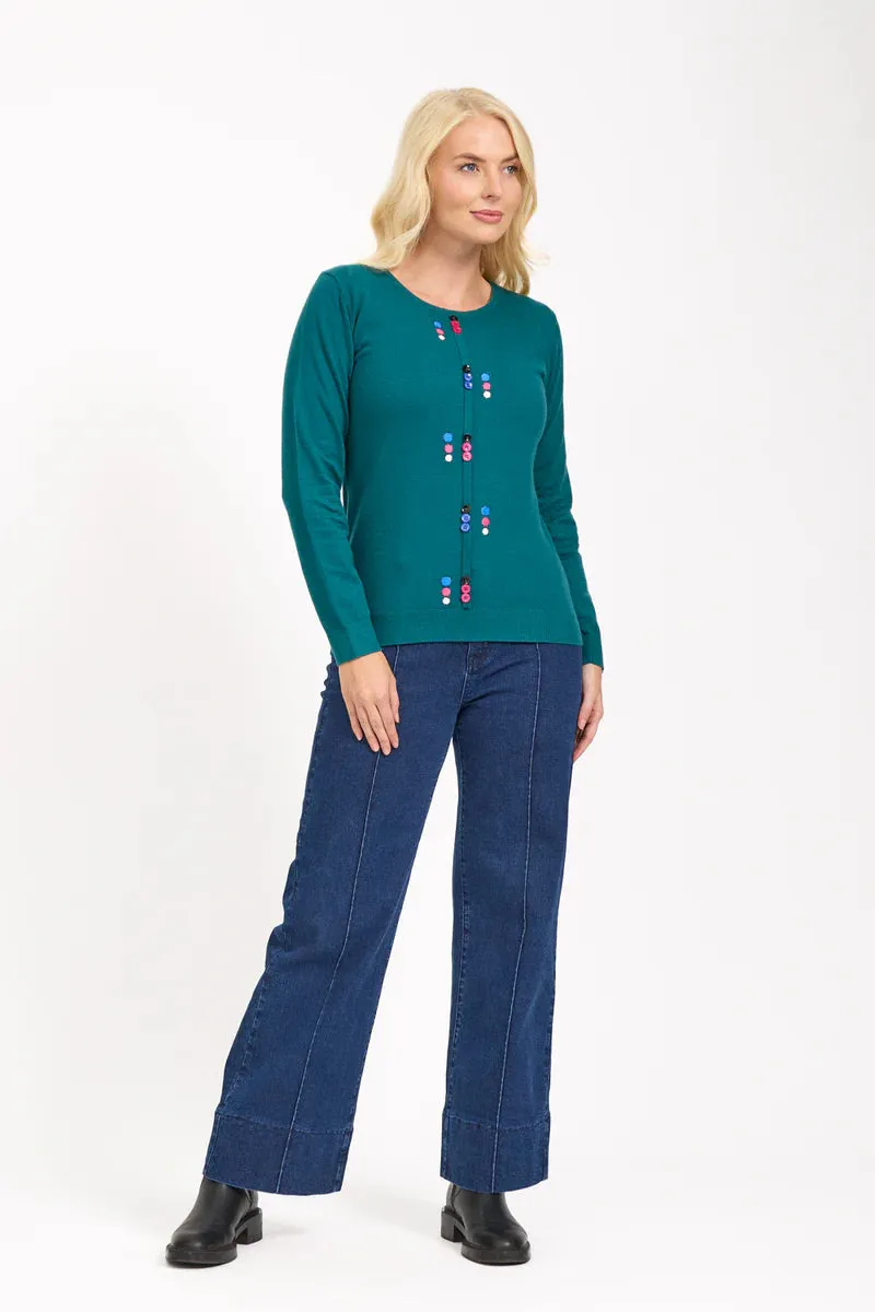 Mudflower Button Jumper