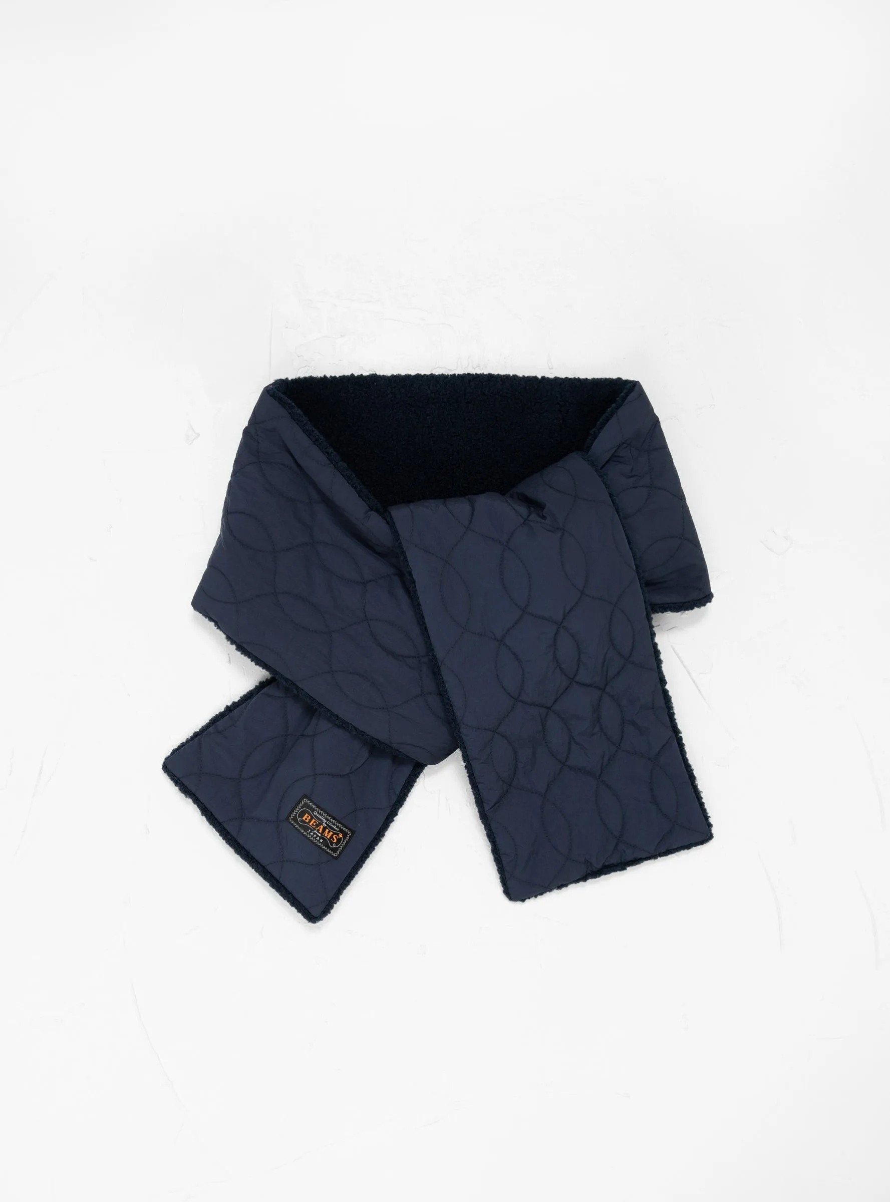 Muffler Boa Quilt Navy