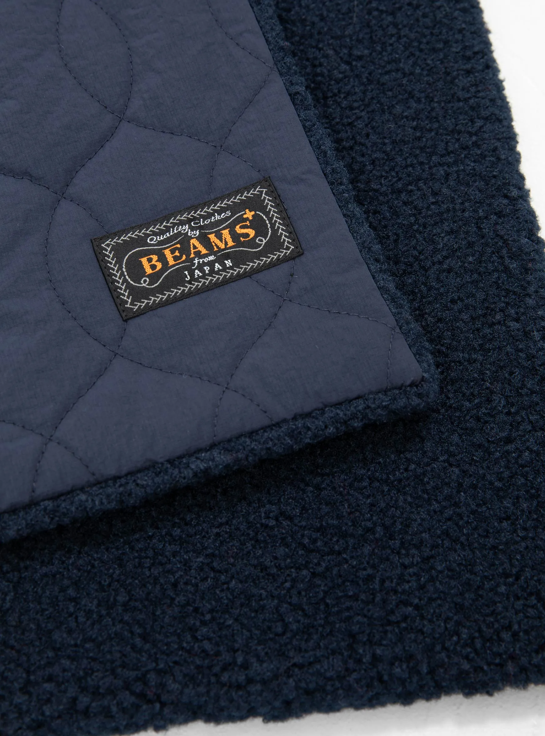 Muffler Boa Quilt Navy