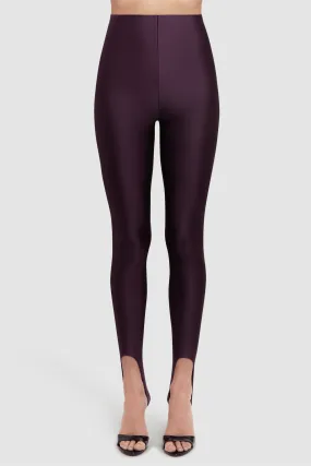 New Holly Stirup 80's Leggings Rouge Noir