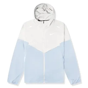 Nike Repel Packable White Blue Windrunner Jacket